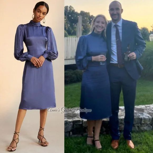 RARE NWT ANTHROPOLOGIE HUTCH Open-Back Midi Dress. Halter Neck. Size 2 - Picture 6 of 16